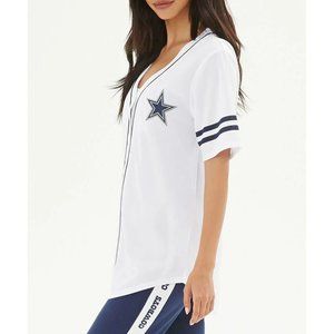 Forever21 NFL Cowboys Baseball Jersey, Size S